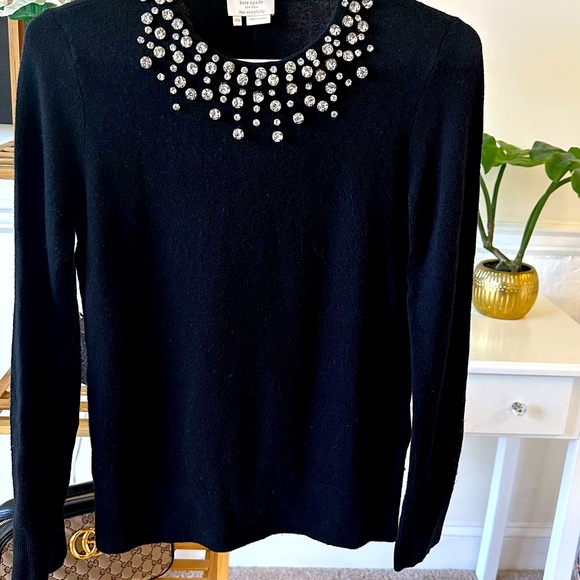 Kate Spade boat neck sweater with studs. - Picture 4 of 5
